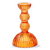 Large Orange Ella Taper Holder