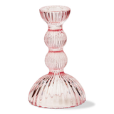 Large Pink Ella Taper Holder