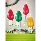Groovy Light Bulb Candles Set/ 4