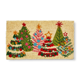 Groovy Trees Coir Mat