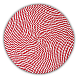Holiday Cheer Round Braided Placemat
