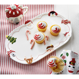 Holiday Cheer Oval Platter