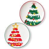 Groovy Tree Appetizer Plate