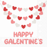 Galentine Banner Beverage Napkins