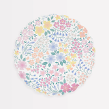 Side Cottage Garden Paper Plates