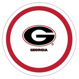 12ct University of Georgia 7" Paper Plate