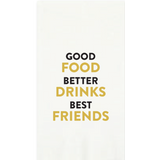 Good Food Linen Paper Guest Towels