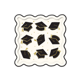 Grad Hat Scatter Paper Plates