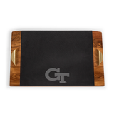 Georgia Tech Yellow Jackets - Covina Acacia and Slate Serving Tray