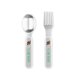 Personalized Game Day Kids Fork & Spoon