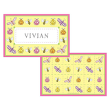 Personalized Garden Party Kids Placemat