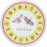 Personalized Garden Party Kids Plate