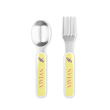 Personalized Garden Party Kids Fork & Spoon