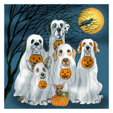 Ghost Dogs Cocktail Napkin