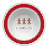 Personalized Gingerbread Kids Bowl
