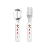 Personalized Gingerbread Kids Fork & Spoon