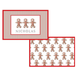 Personalized Gingerbread Kids Placemat