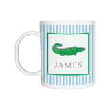 Personalized Green Gator Kids Mug