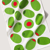 GREEN OLIVES TEA TOWEL
