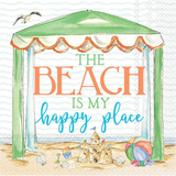 Happy Beach Paper Beverage Napkins