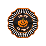 Haunted Halloween Paper Dinner Plates