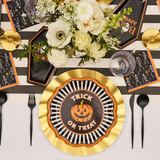 Haunted Halloween Paper Dinner Plates