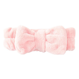Light Pink Plush Bow Headband