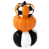 Halloween Check Tri-Stack Pumpkin