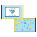 Personalized Hanukkah Kids Placemat