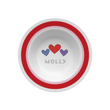 Personalized Happy Hearts Kids Bowl
