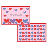 Personalized Happy Hearts Placemat