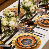 Haunted Halloween Paper Salad Plates