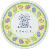 Personalized Hoppy Easter Kids Plate