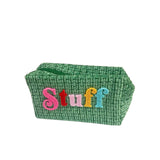 GREEN STUFF ZIP POUCH
