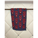 Lobster Beaded Tea Towel