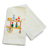 Bar Cart White Flour Sack Tea Towel