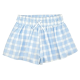 BLUE GINGHAM BUTTERFLY SHORTS