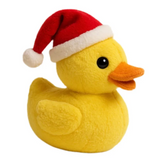 SANTA DUCK MINI PLUSH
