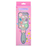 CHARMING RHINESTONE PADDLE BRUSH