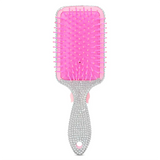 CHARMING RHINESTONE PADDLE BRUSH
