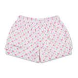 PRETTY IN WHITE PLUSH SHORTS
