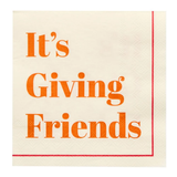 It's Giving Friends Paper Cocktail Beverage Napkins