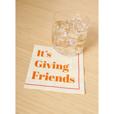 It's Giving Friends Paper Cocktail Beverage Napkins
