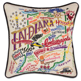 INDIANA HAND EMBROIDERED PILLOW