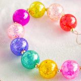 GLITTERVILLE RAINBOW STUBBLE / GLITTER GLASS BALL GARLAND