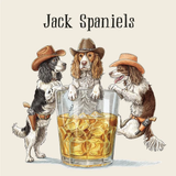 Jack Spaniels Paper Cocktail Beverage Napkins