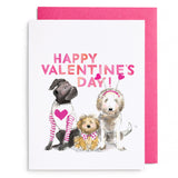 Valentine Doggies Card