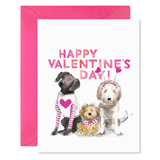Valentine Doggies Card