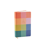 RAINBOW CHECK COVERED JOURNAL