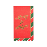 Joyful Christmas Paper Guest Towel Napkins
